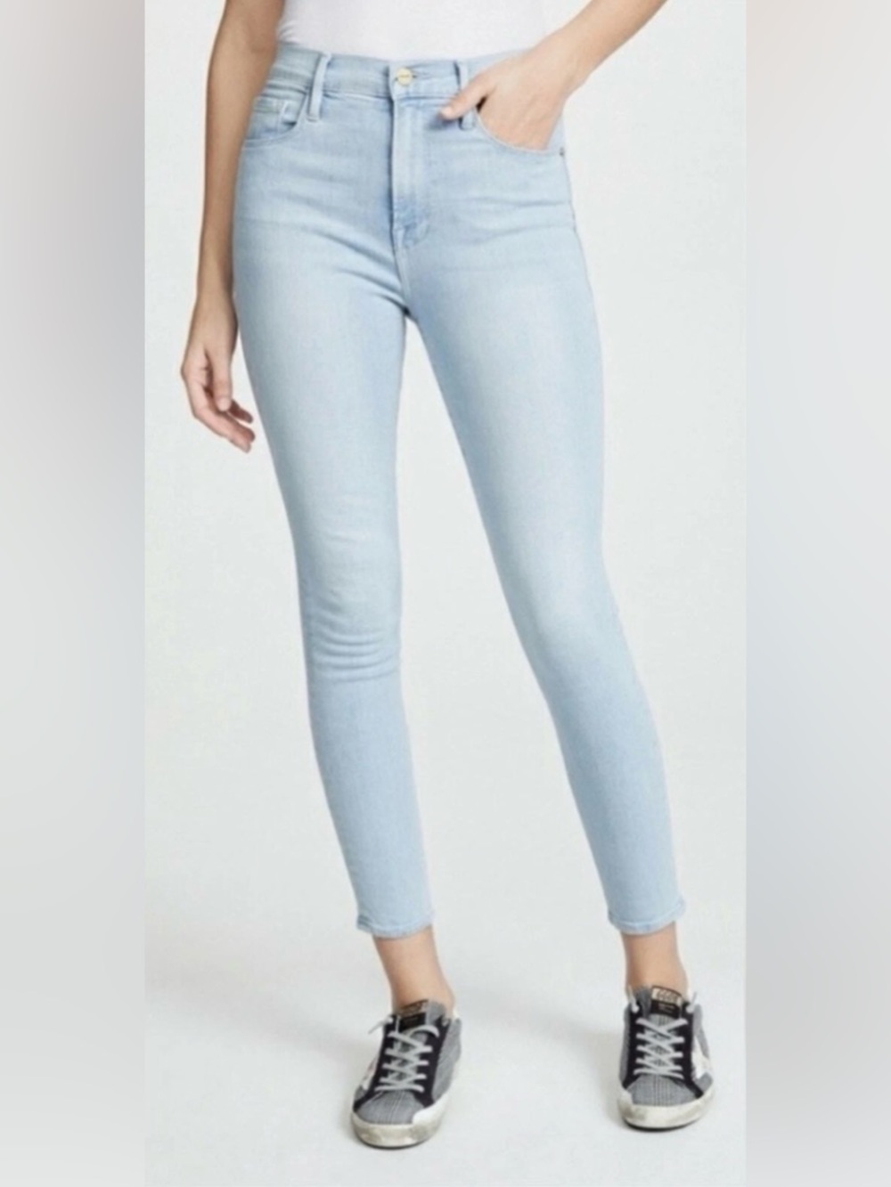 Frame Denim Ali High Rise Cigarette Jeans in Tadley Size 27